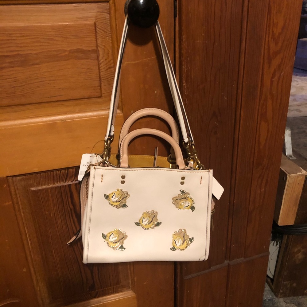 Coach Rose Sequin Rogue 25
